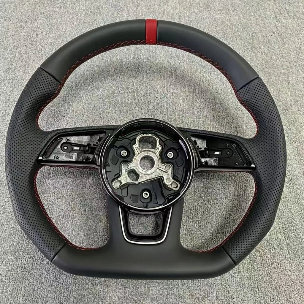 Audi Premium Leather Performance Steering Wheel - Black
