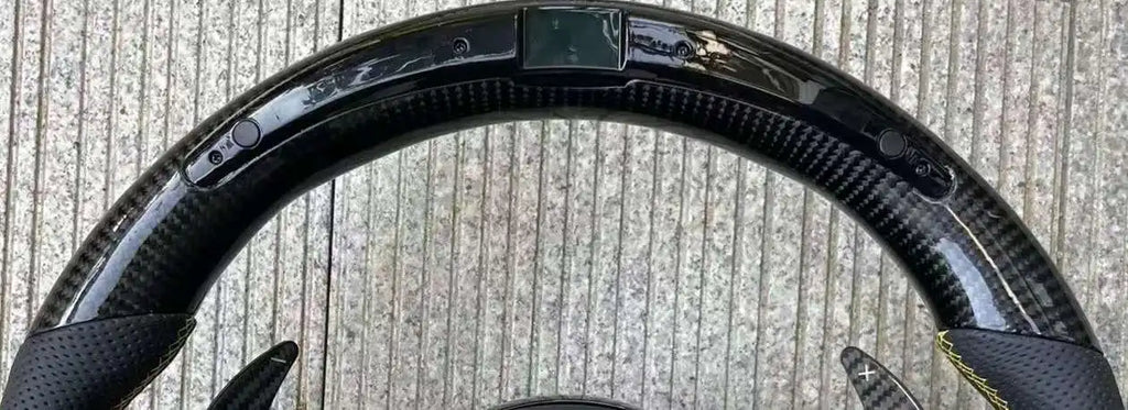 Mercedes Carbon Fibre & Suede Performance Steering Wheel