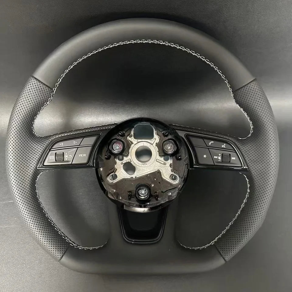 Audi S/RS Heated Semi-Perforated Leather Steering Wheel