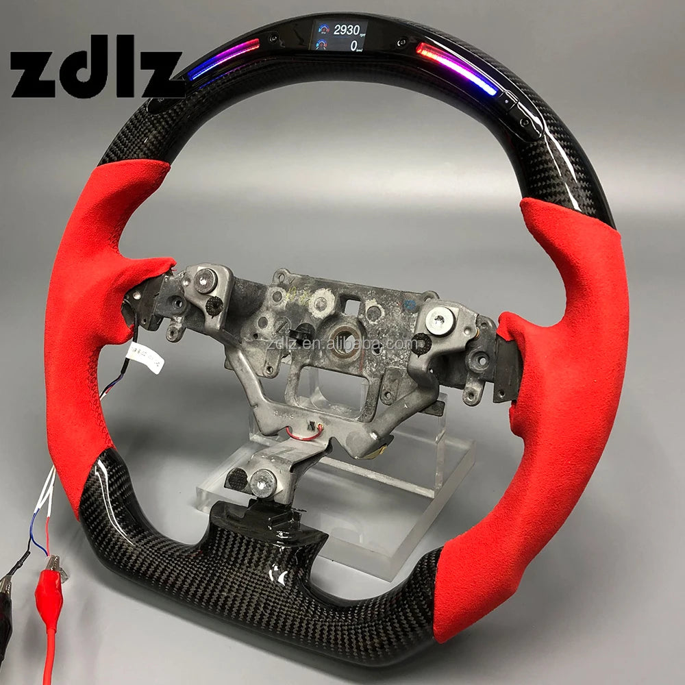 Mazda Red Suede & Carbon Fibre Performance Steering Wheel