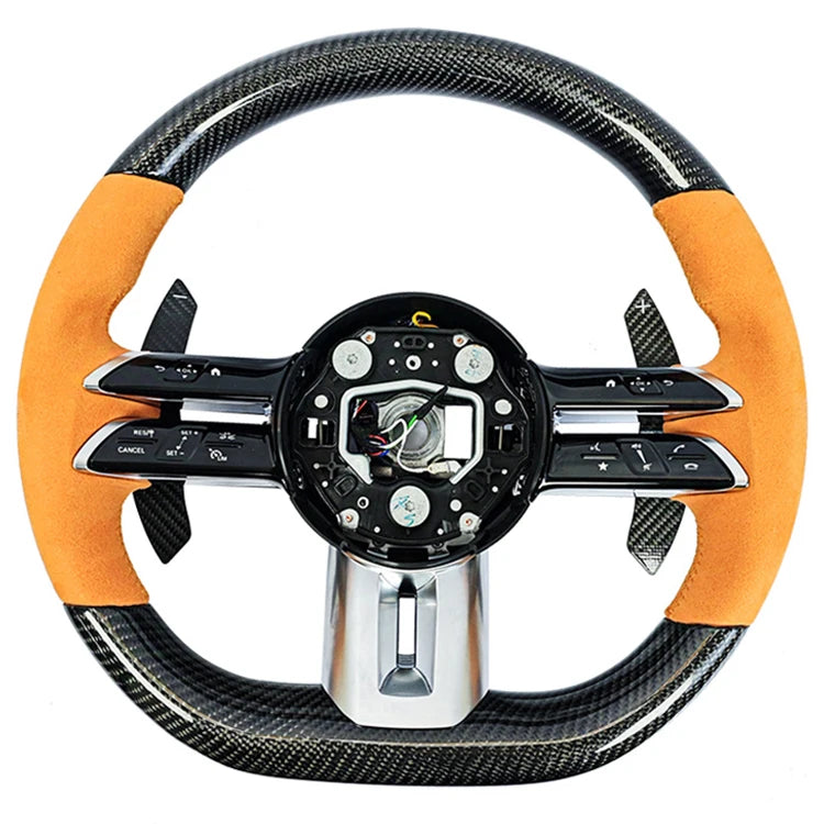 Mercedes Carbon Fibre & Suede Performance Steering Wheel