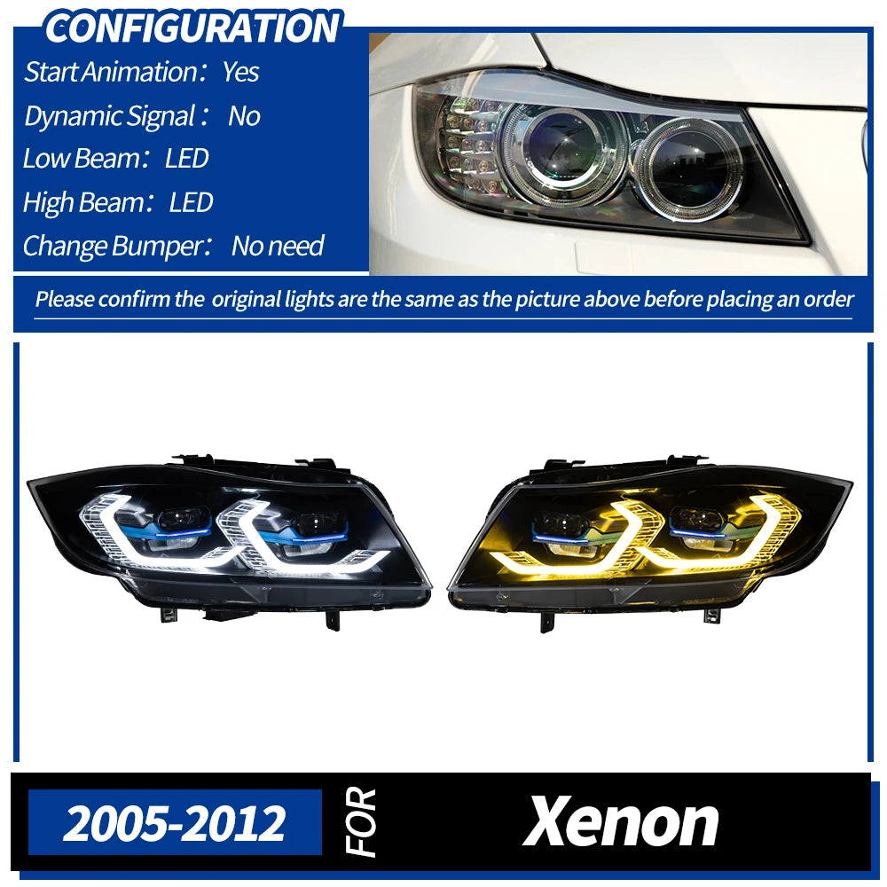 BMW E90 / E91 LED Projector Headlights (2004–2009)