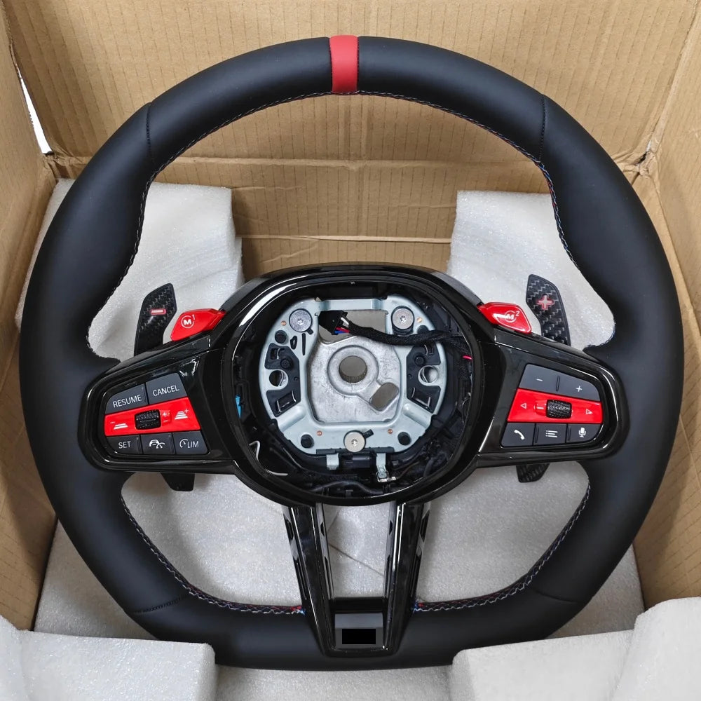 BMW F/G-Series M Style Performance Steering Wheel - Red