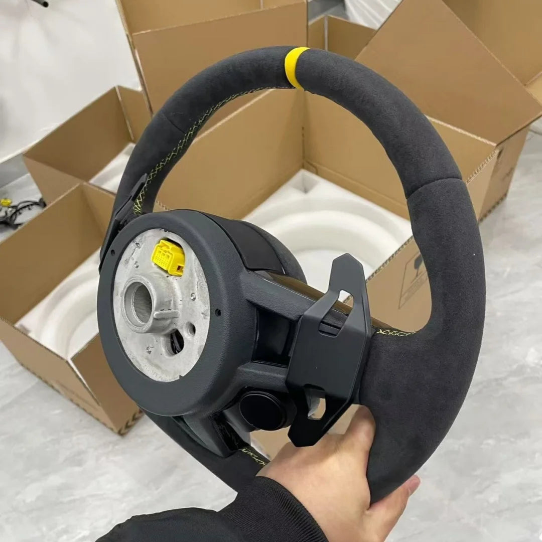 Audi Custom Alcantara Racing Steering Wheel