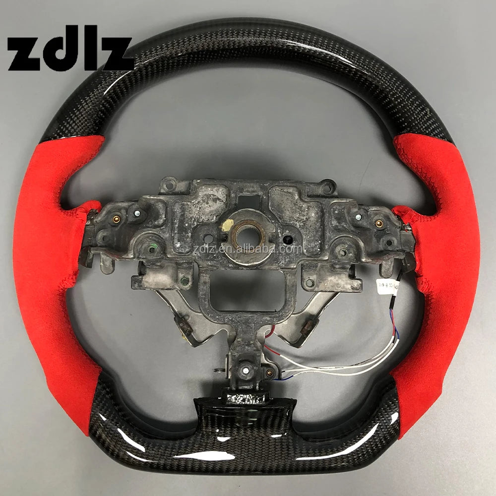 Mazda Red Suede & Carbon Fibre Performance Steering Wheel