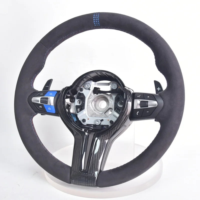 BMW F-Series CS Style Carbon & Alcantara Steering Wheel