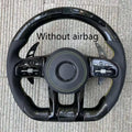 Mercedes Carbon Fibre & Suede Performance Steering Wheel