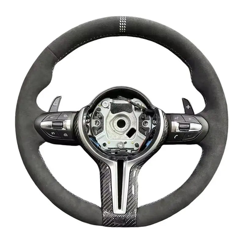 BMW F-Series CS Style Carbon & Alcantara Steering Wheel