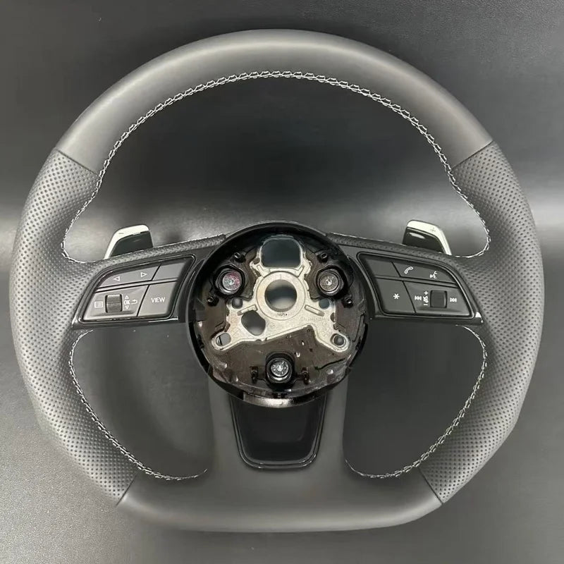Audi S/RS Heated Semi-Perforated Leather Steering Wheel