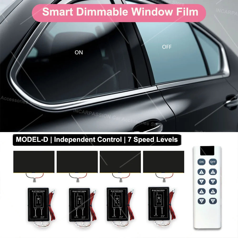 Switchable Electric Privacy Tint Kit – 2 & 4 Door Cars