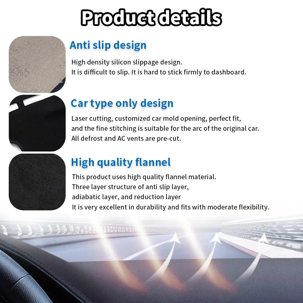 Mazda 2 DE / Demio Dashboard Sun Mat (2007-2014)