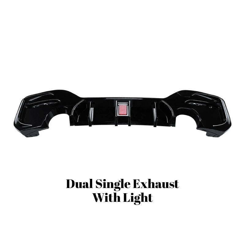 BMW 1 Series F20/F21 LCI Gloss Black Rear Diffuser (2015-2019)