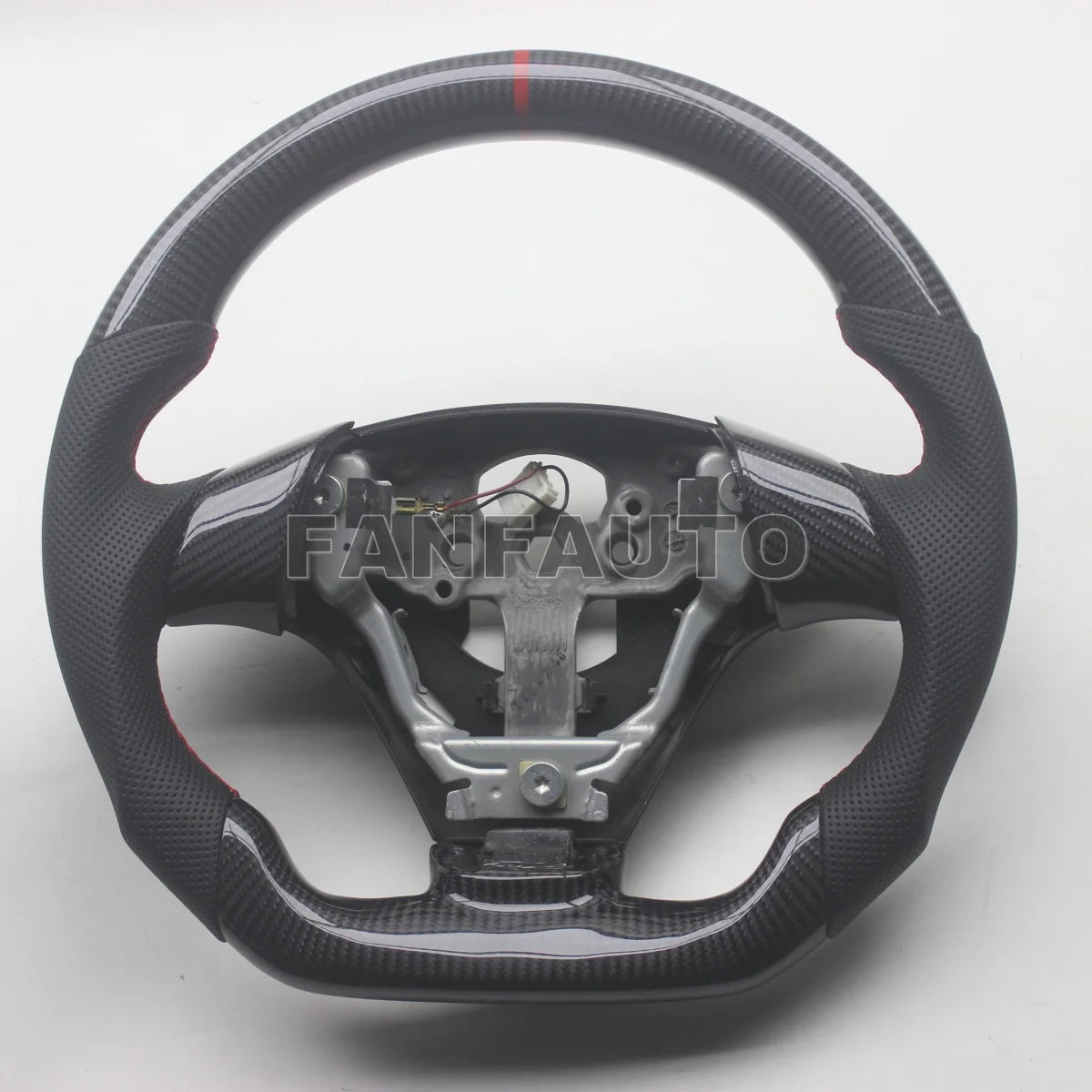 Mazda 3 / Mazdaspeed3 Carbon Fibre & Leather Steering Wheel (2004–2008)