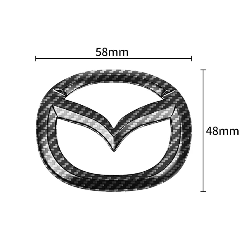 Mazda Steering Wheel Emblem Sticker
