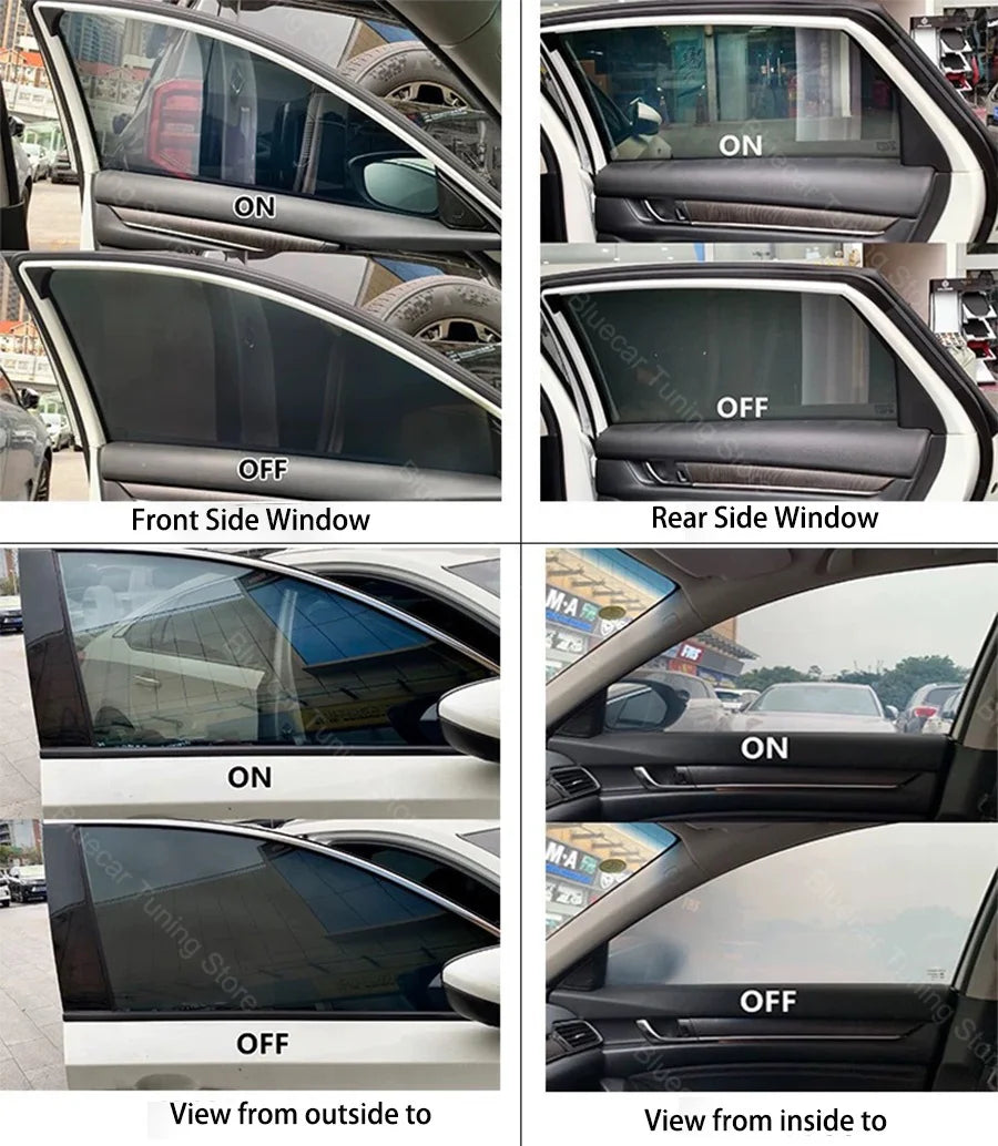 Switchable Electric Privacy Tint Kit – 2 & 4 Door Cars