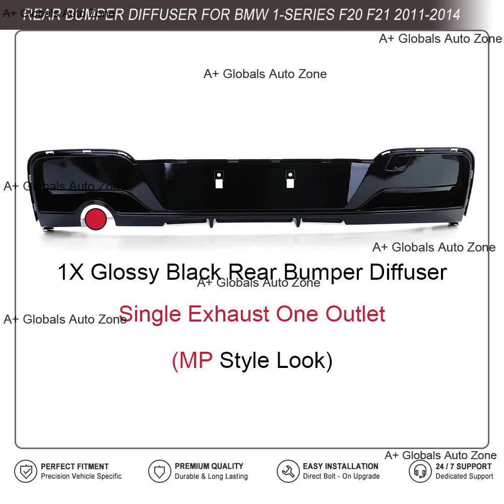BMW 1 Series F20/F21 Rear Diffuser (2011-2014)