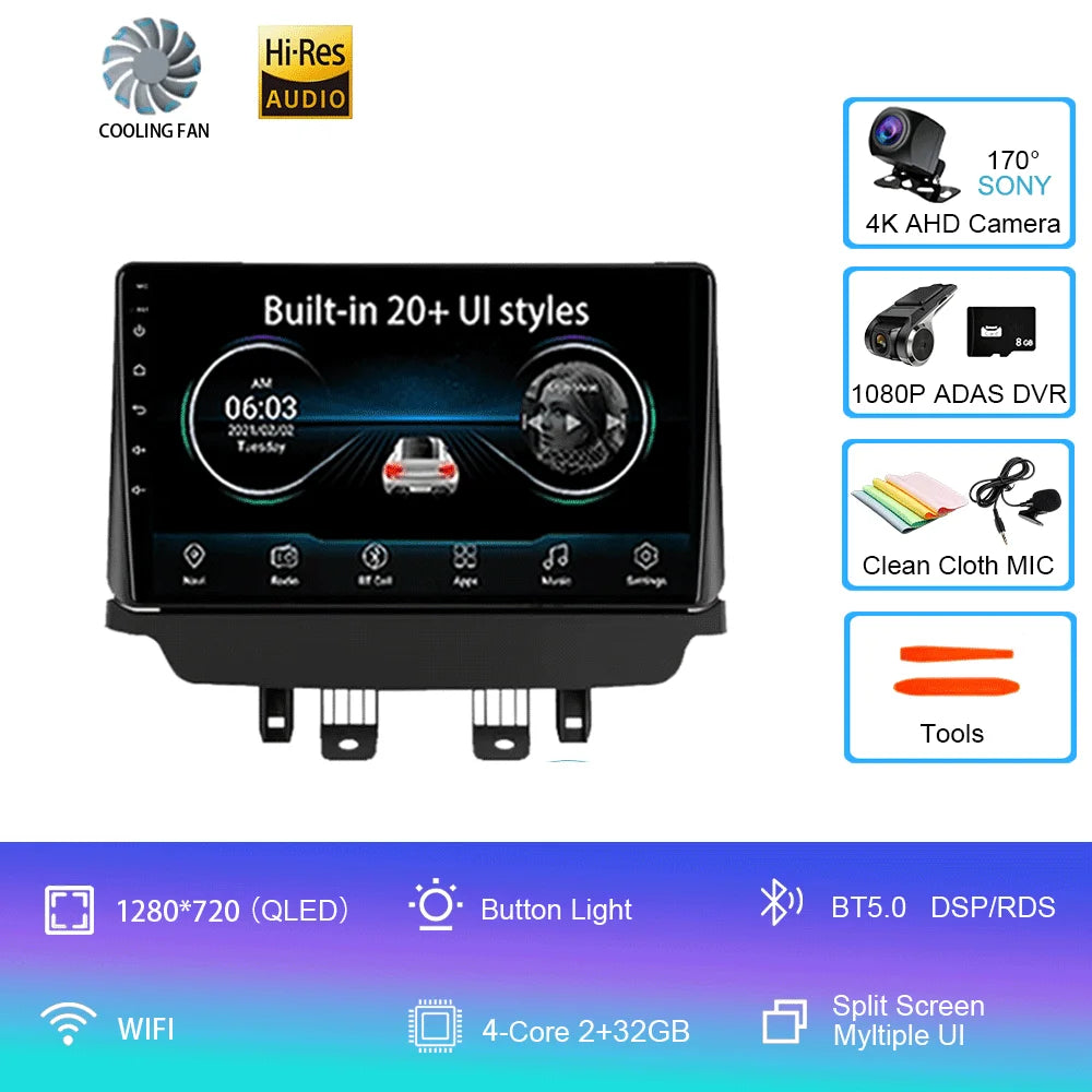 Mazda Demio / Mazda 2 CarPlay Android Screen (2014-2021)