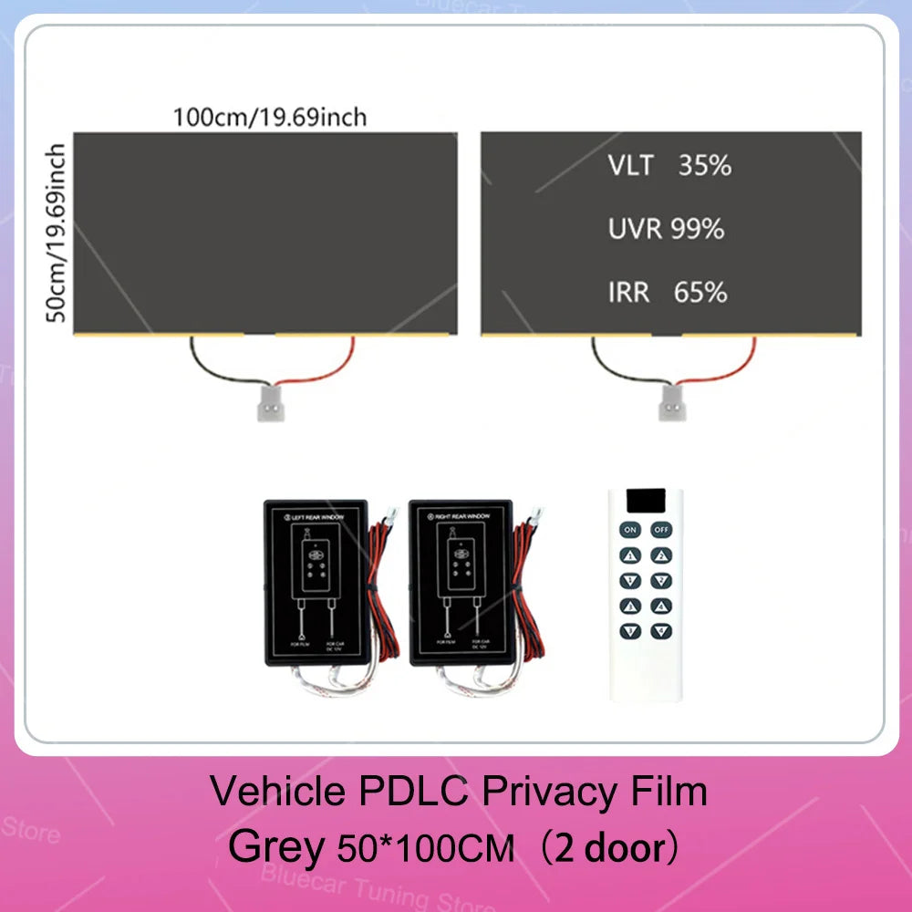 Switchable Electric Privacy Tint Kit – 2 & 4 Door Cars