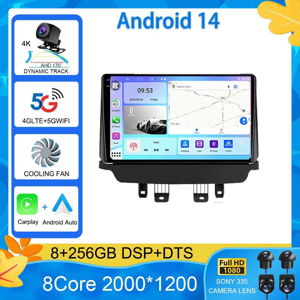 Mazda Demio / Mazda 2 CarPlay Android Screen (2014-2021)
