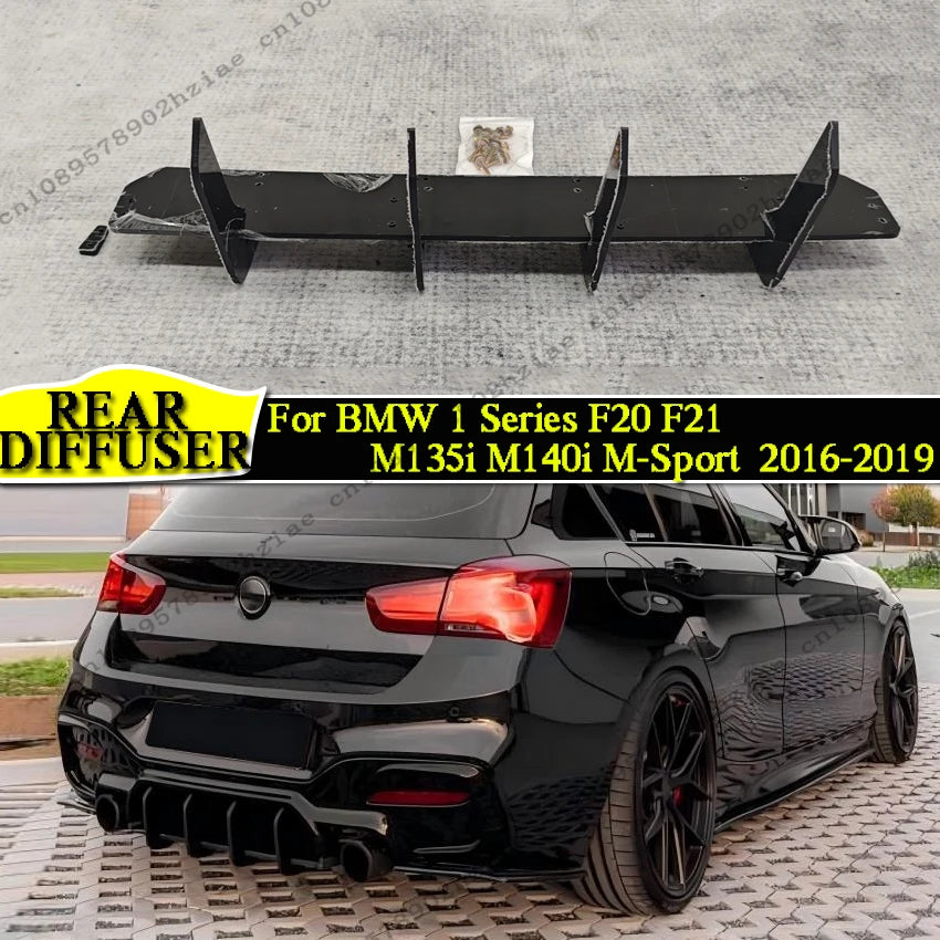 BMW 1 Series F20 LCI M140i Rear Diffuser (2016-2019)