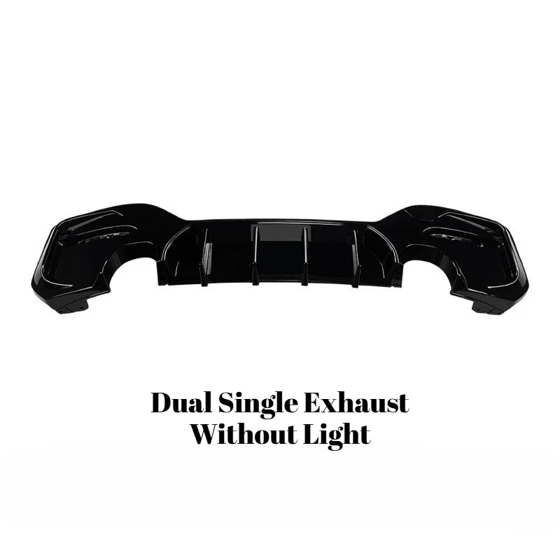 BMW 1 Series F20/F21 LCI Gloss Black Rear Diffuser (2015-2019)