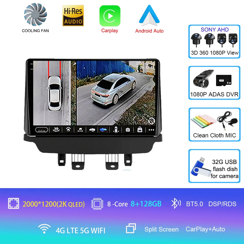 Mazda Demio / Mazda 2 CarPlay Android Screen (2014-2021)