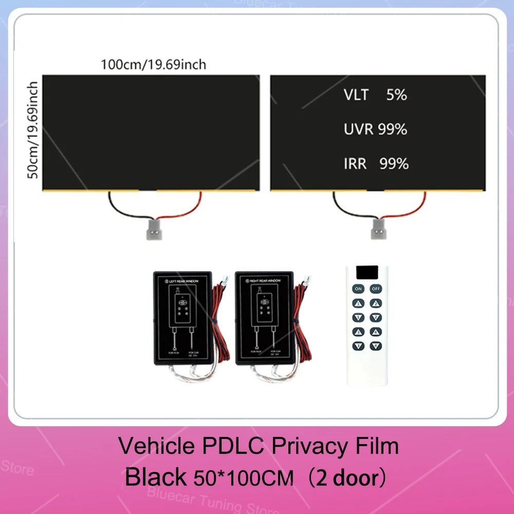 Switchable Electric Privacy Tint Kit – 2 & 4 Door Cars