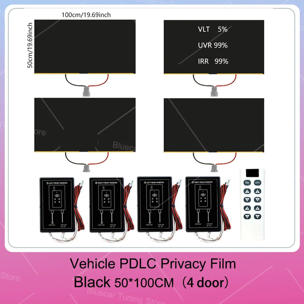 Switchable Electric Privacy Tint Kit – 2 & 4 Door Cars