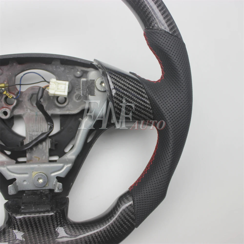 Mazda 3 / Mazdaspeed3 Carbon Fibre & Leather Steering Wheel (2004–2008)