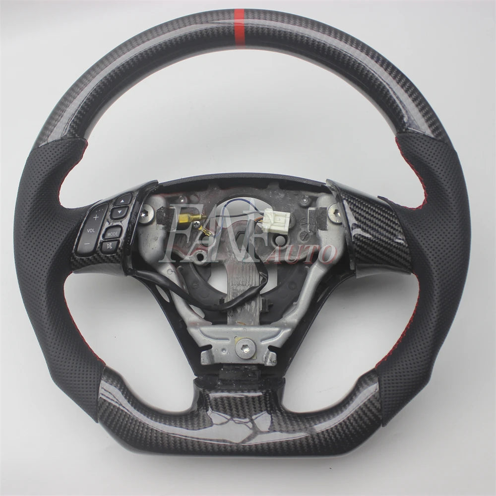 Mazda 3 / Mazdaspeed3 Carbon Fibre & Leather Steering Wheel (2004–2008)