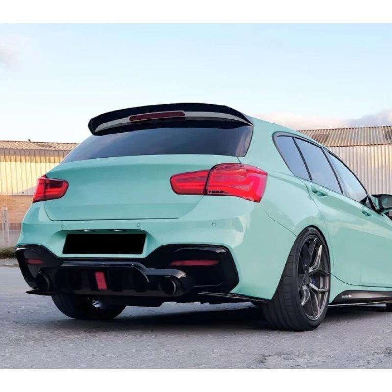 BMW 1 Series F20/F21 LCI Gloss Black Rear Diffuser (2015-2019)
