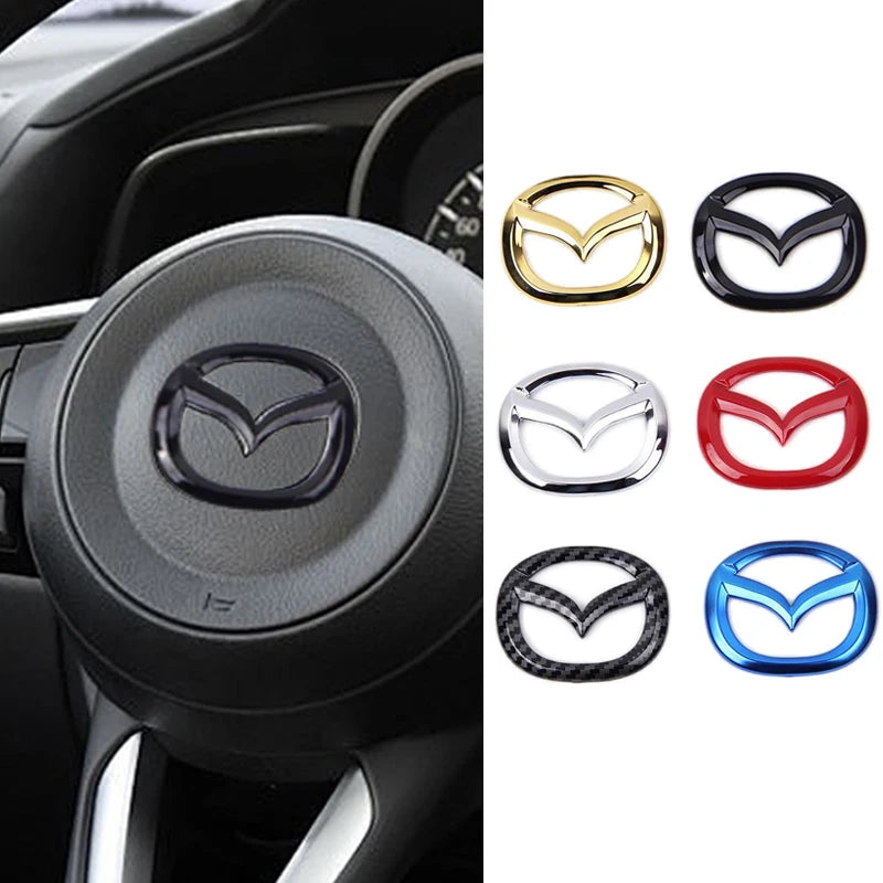 Mazda Steering Wheel Emblem Sticker