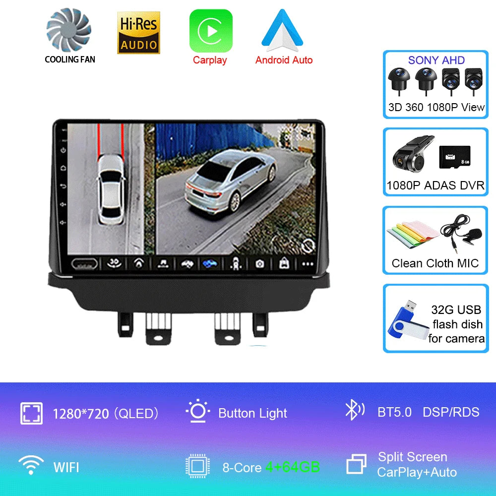 Mazda Demio / Mazda 2 CarPlay Android Screen (2014-2021)