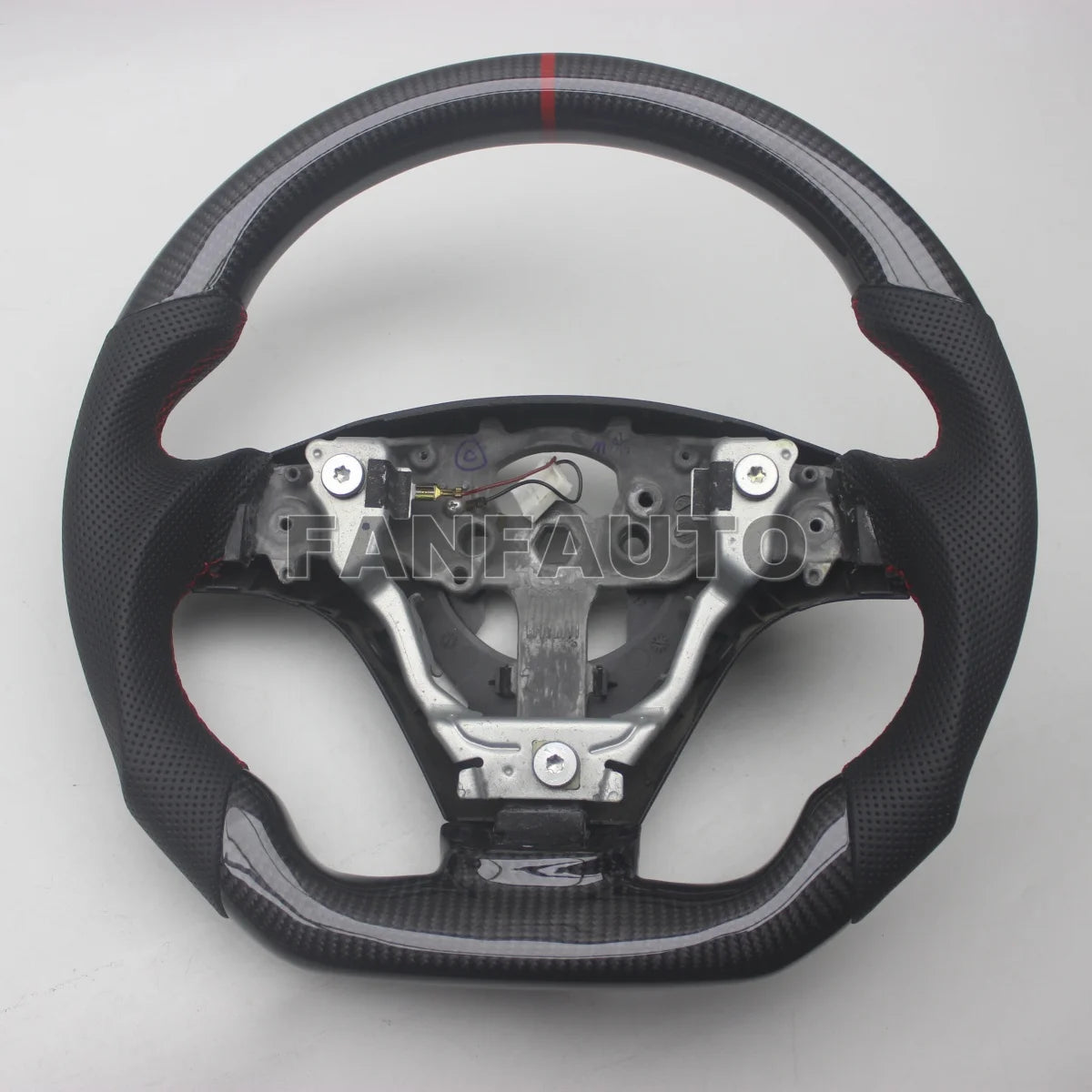 Mazda 3 / Mazdaspeed3 Carbon Fibre & Leather Steering Wheel (2004–2008)